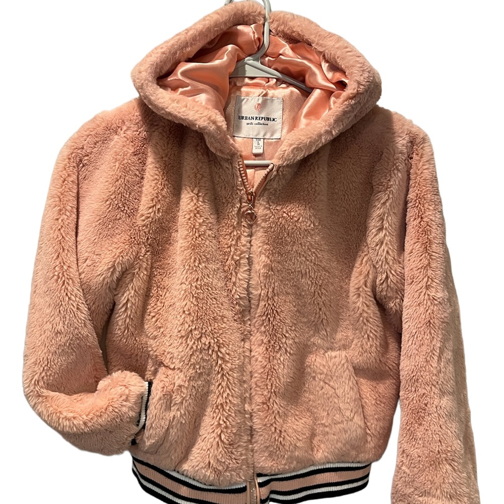 Urban Republic girls hooded fleece jacket